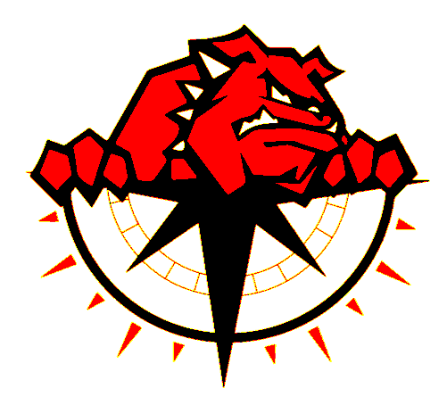  Red Urgent Bulldog Logo